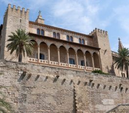 La Almudaina királyi palota Palma de Mallorca