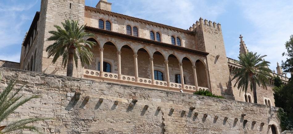 La Almudaina királyi palota Palma de Mallorca